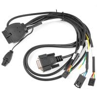 Tehtaan räätälöityjä teollisuuslaitteiden johdinsarja DP9P-20P GM auton kaapelin datan jatkokaapeli DuPont päätelaite elektroninen linja